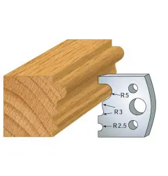Jeu De 2 Contre-Fers Profiles Ht.40Mm N°33 ref 801.033 Leman