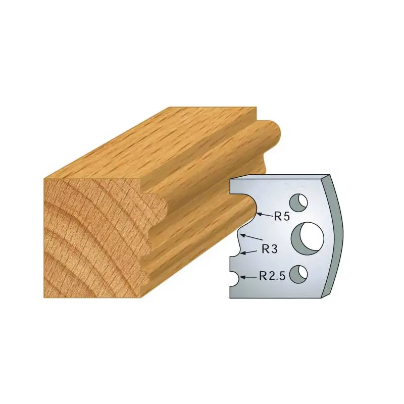 Jeu De 2 Contre-Fers Profiles Ht.40Mm N°33 ref 801.033 Leman