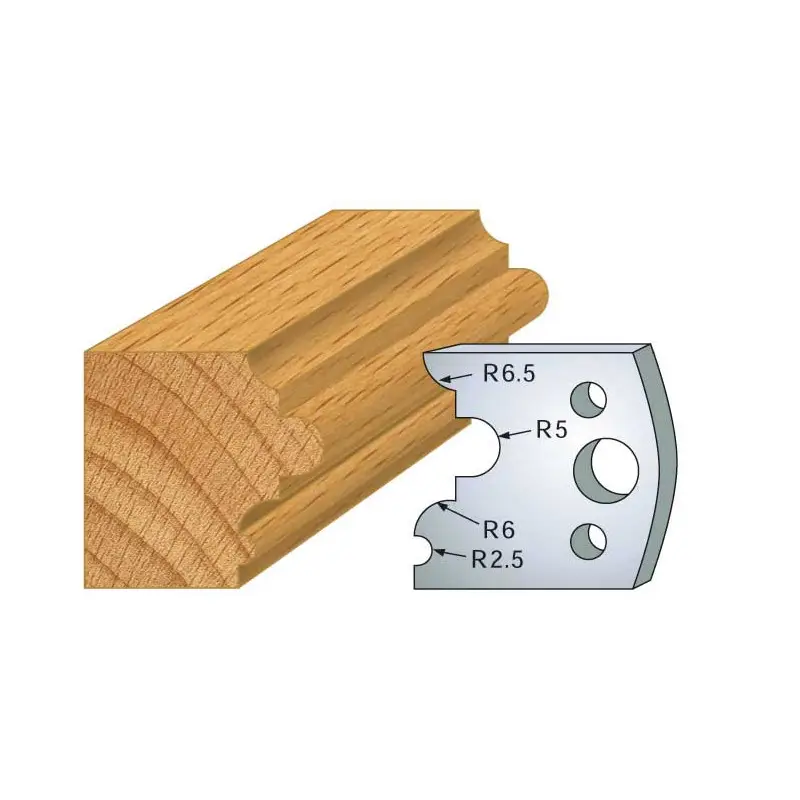 Jeu De 2 Contre-Fers Profiles Ht.40Mm N°36 ref 801.036 Leman