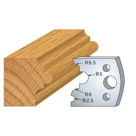 Jeu De 2 Contre-Fers Profiles Ht.40Mm N°36 ref 801.036 Leman