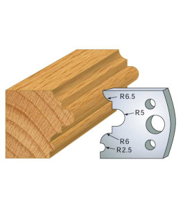 Jeu De 2 Contre-Fers Profiles Ht.40Mm N°36 ref 801.036 Leman