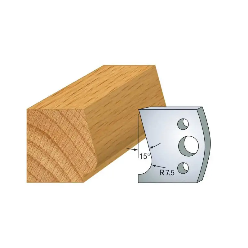 Jeu De 2 Contre-Fers Profiles Ht.40Mm N°38 ref 801.038 Leman