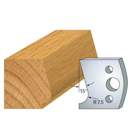 Jeu De 2 Contre-Fers Profiles Ht.40Mm N°38 ref 801.038 Leman