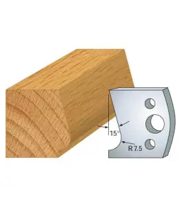 Jeu De 2 Contre-Fers Profiles Ht.40Mm N°38 ref 801.038 Leman