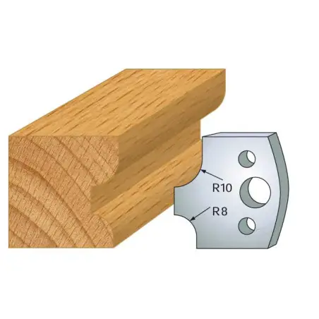 Jeu De 2 Contre-Fers Profiles Ht.40Mm N°40 ref 801.040 Leman