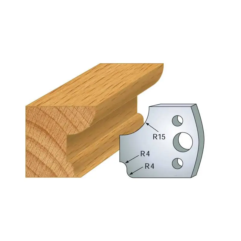 Jeu De 2 Contre-Fers Profiles Ht.40Mm N°43 ref 801.043 Leman