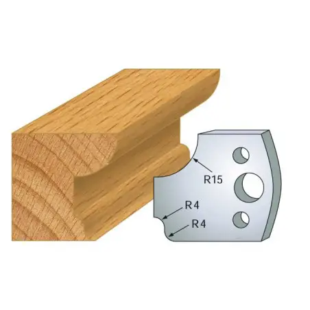 Jeu De 2 Contre-Fers Profiles Ht.40Mm N°43 ref 801.043 Leman