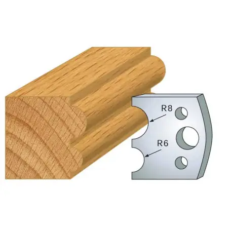 Jeu De 2 Contre-Fers Profiles Ht.40Mm N°51 ref 801.051 Leman