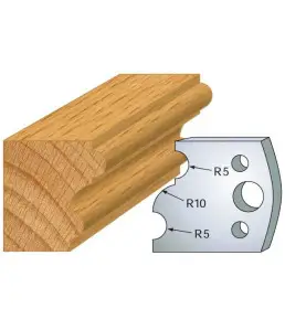 Jeu De 2 Contre-Fers Profiles Ht.40Mm N°52 ref 801.052 Leman