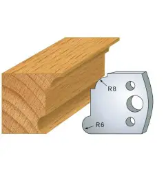 Jeu De 2 Contre-Fers Profiles Ht.40Mm N°53 ref 801.053 Leman
