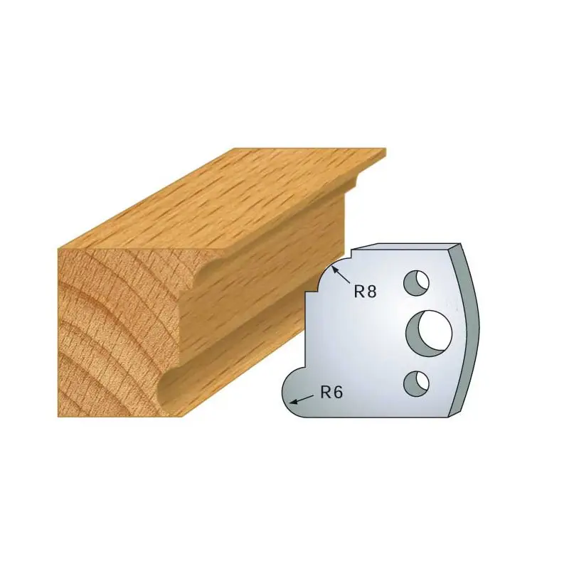 Jeu De 2 Contre-Fers Profiles Ht.40Mm N°53 ref 801.053 Leman