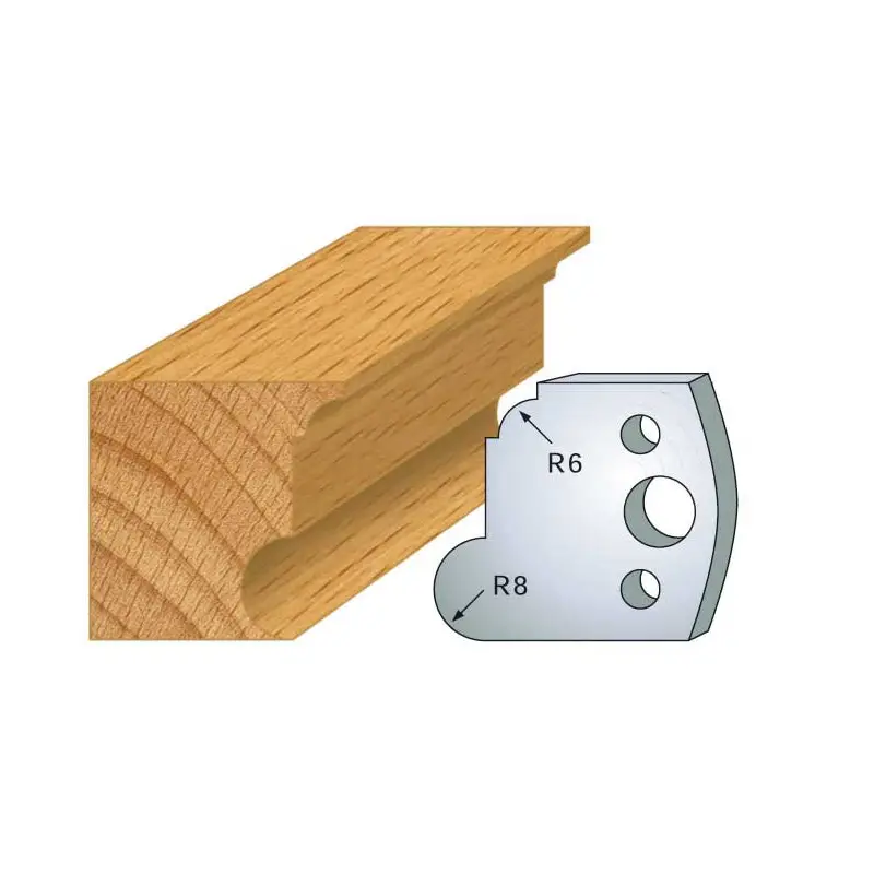 Jeu De 2 Contre-Fers Profiles Ht.40Mm N°54 ref 801.054 Leman