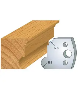 Jeu De 2 Contre-Fers Profiles Ht.40Mm N°54 ref 801.054 Leman