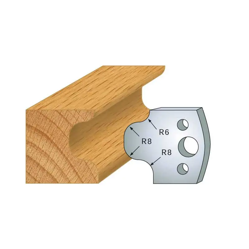Jeu De 2 Contre-Fers Profiles Ht.40Mm N°56 ref 801.056 Leman