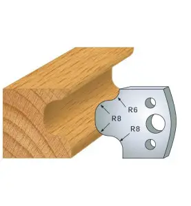 Jeu De 2 Contre-Fers Profiles Ht.40Mm N°56 ref 801.056 Leman