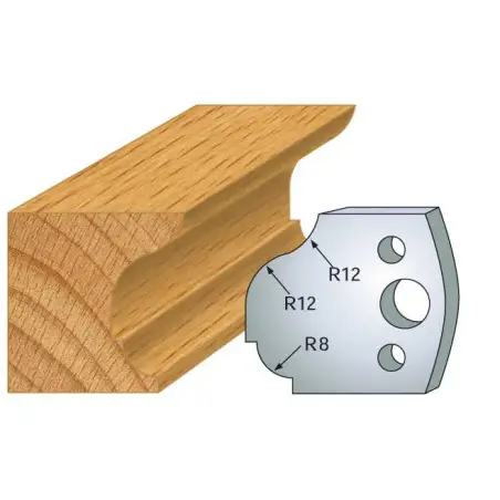 Jeu De 2 Contre-Fers Profiles Ht.40Mm N°61 ref 801.061 Leman
