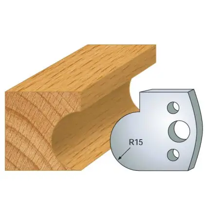 Jeu De 2 Contre-Fers Profiles Ht.40Mm N°65 ref 801.065 Leman