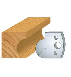 Jeu De 2 Contre-Fers Profiles Ht.40Mm N°65 ref 801.065 Leman