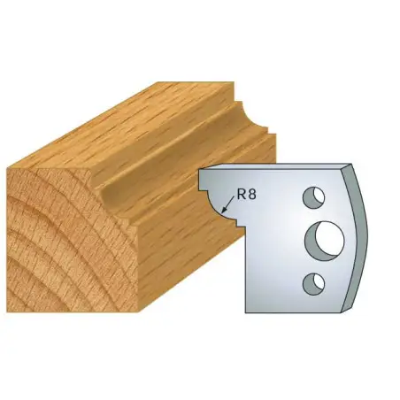 Jeu De 2 Contre-Fers Profiles Ht.40Mm N°67 ref 801.067 Leman