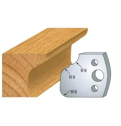 Jeu De 2 Contre-Fers Profiles Ht.40Mm N°68 ref 801.068 Leman