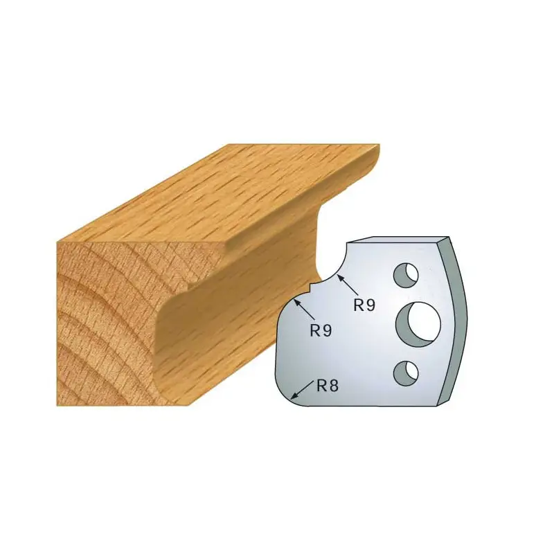 Jeu De 2 Contre-Fers Profiles Ht.40Mm N°68 ref 801.068 Leman