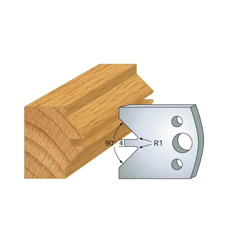 Jeu De 2 Contre-Fers Profiles Ht.40Mm N°71 ref 801.071 Leman