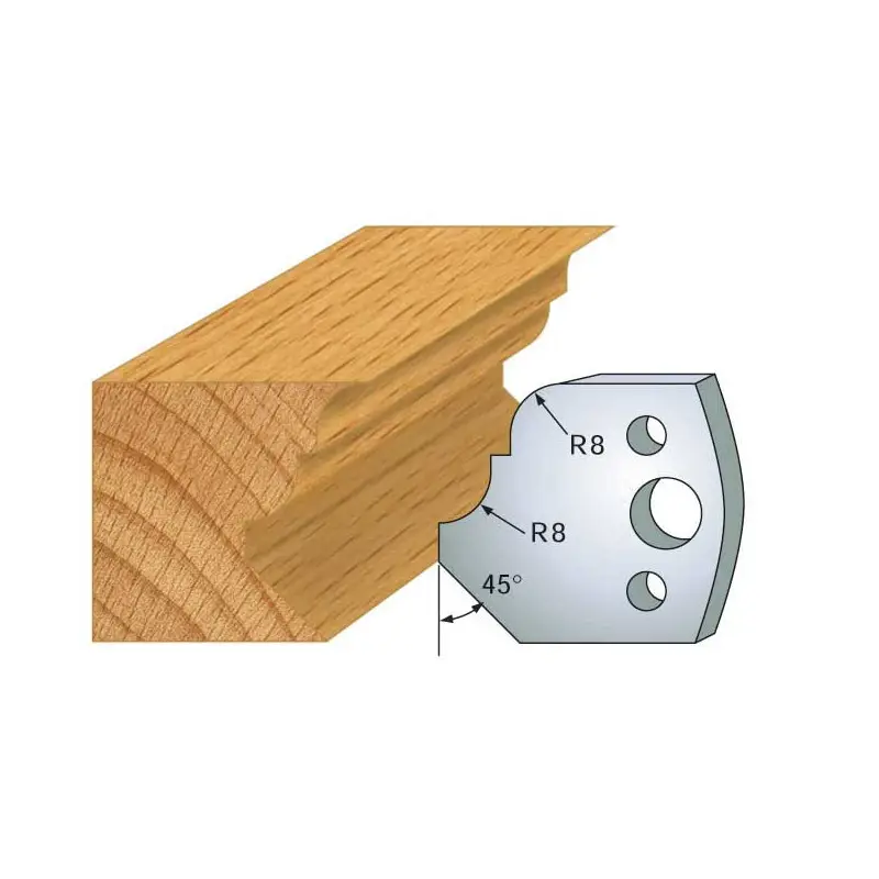 Jeu De 2 Contre-Fers Profiles Ht.40Mm N°73 ref 801.073 Leman