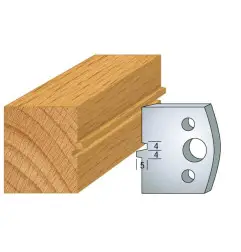 Jeu De 2 Contre-Fers Profiles Ht.40Mm N°74 ref 801.074 Leman