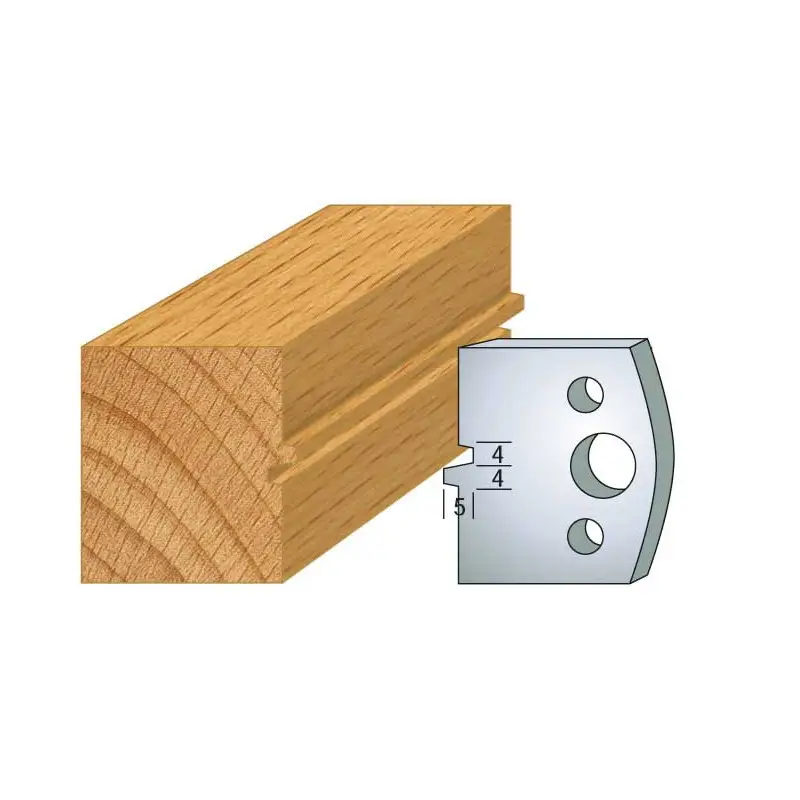 Jeu De 2 Contre-Fers Profiles Ht.40Mm N°74 ref 801.074 Leman