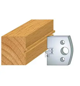 Jeu De 2 Contre-Fers Profiles Ht.40Mm N°74 ref 801.074 Leman