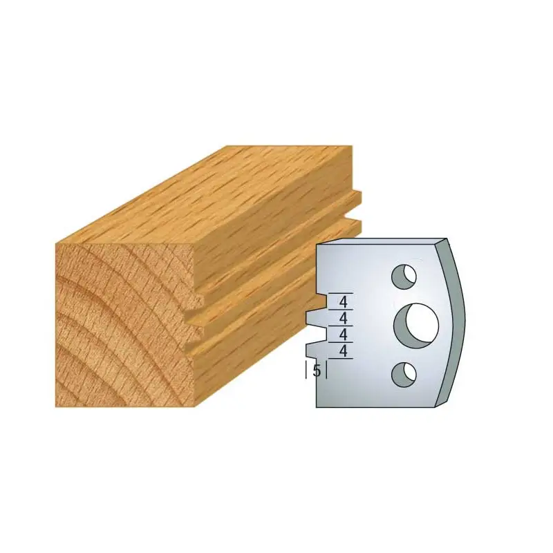 Jeu De 2 Contre-Fers Profiles Ht.40Mm N°75 ref 801.075 Leman