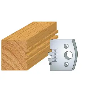 Jeu De 2 Contre-Fers Profiles Ht.40Mm N°75 ref 801.075 Leman
