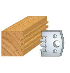 Jeu De 2 Contre-Fers Profiles Ht.40Mm N°76 ref 801.076 Leman