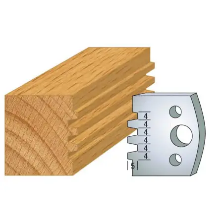 Jeu De 2 Contre-Fers Profiles Ht.40Mm N°76 ref 801.076 Leman