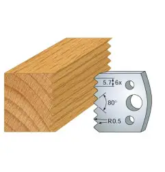 Jeu De 2 Contre-Fers Profiles Ht.40Mm N°77 ref 801.077 Leman