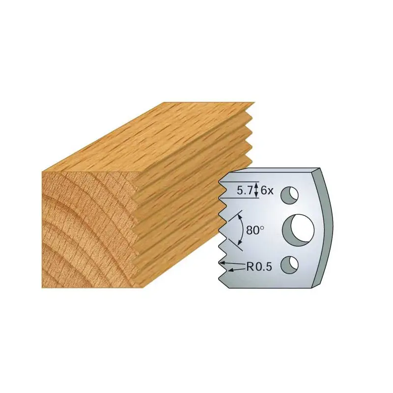 Jeu De 2 Contre-Fers Profiles Ht.40Mm N°77 ref 801.077 Leman
