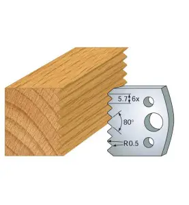 Jeu De 2 Contre-Fers Profiles Ht.40Mm N°77 ref 801.077 Leman