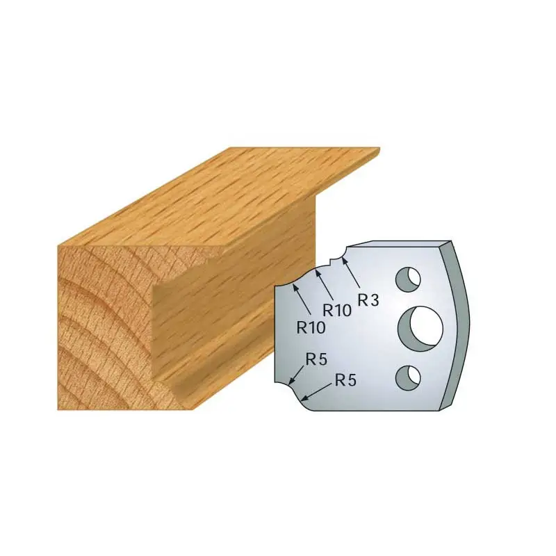 Jeu De 2 Contre-Fers Profiles Ht.40Mm N°79 ref 801.079 Leman