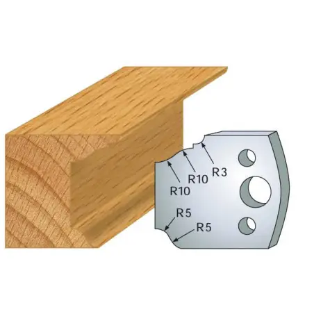 Jeu De 2 Contre-Fers Profiles Ht.40Mm N°79 ref 801.079 Leman