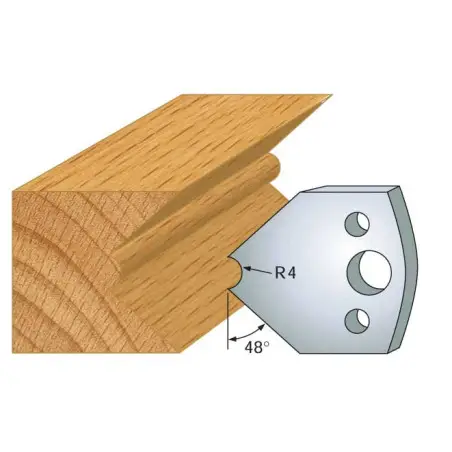 Jeu De 2 Contre-Fers Profiles Ht.40Mm N°80 ref 801.080 Leman