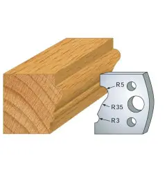 Jeu De 2 Contre-Fers Profiles Ht.40Mm N°81 ref 801.081 Leman