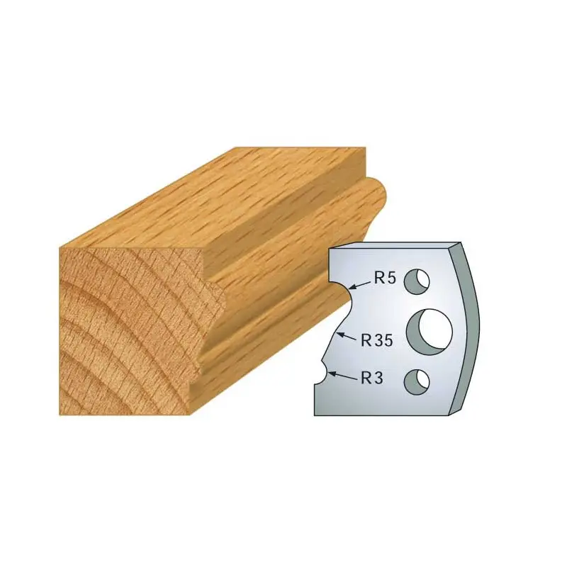 Jeu De 2 Contre-Fers Profiles Ht.40Mm N°81 ref 801.081 Leman