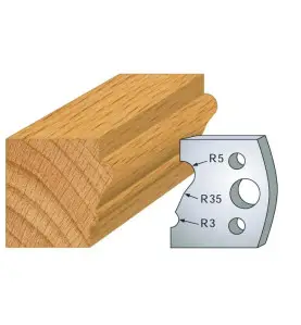 Jeu De 2 Contre-Fers Profiles Ht.40Mm N°81 ref 801.081 Leman