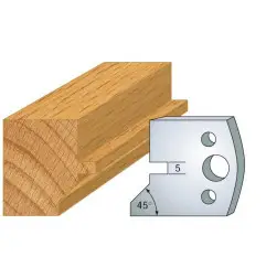 Jeu De 2 Contre-Fers Profiles Ht.40Mm N°83 ref 801.083 Leman