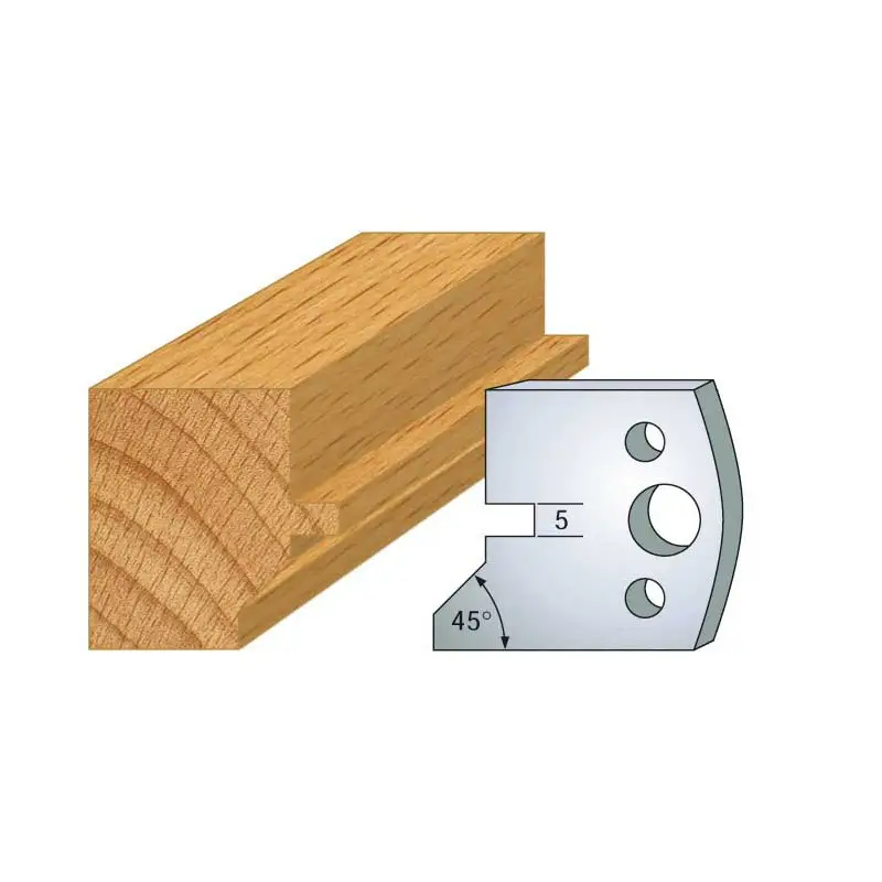 Jeu De 2 Contre-Fers Profiles Ht.40Mm N°83 ref 801.083 Leman