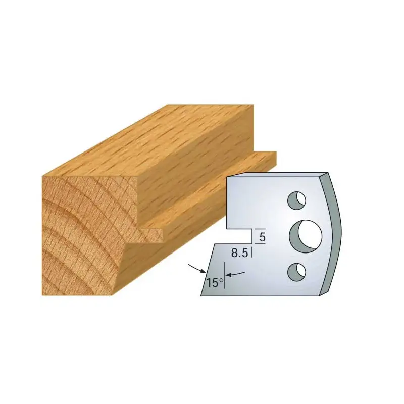 Jeu De 2 Contre-Fers Profiles Ht.40Mm N°85 ref 801.085 Leman