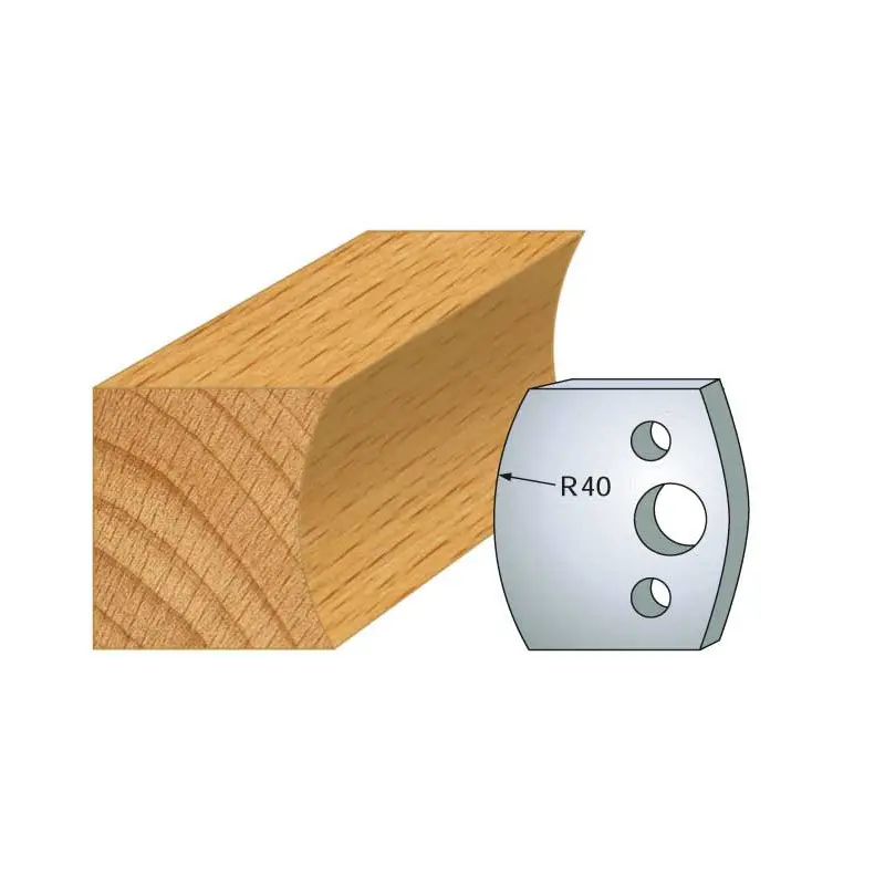 Jeu De 2 Contre-Fers Profiles Ht.40Mm N°87 ref 801.087 Leman