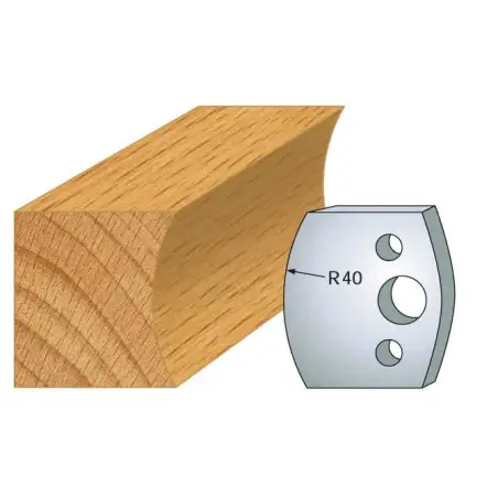 Jeu De 2 Contre-Fers Profiles Ht.40Mm N°87 ref 801.087 Leman