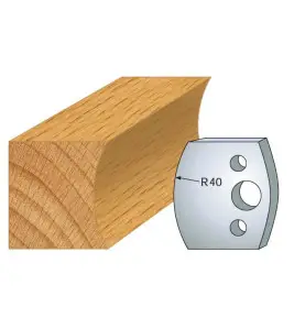 Jeu De 2 Contre-Fers Profiles Ht.40Mm N°87 ref 801.087 Leman