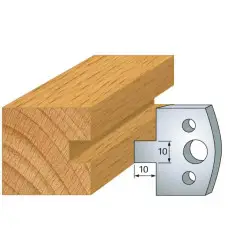 Jeu De 2 Contre-Fers Profiles Ht.40Mm N°91 ref 801.091 Leman